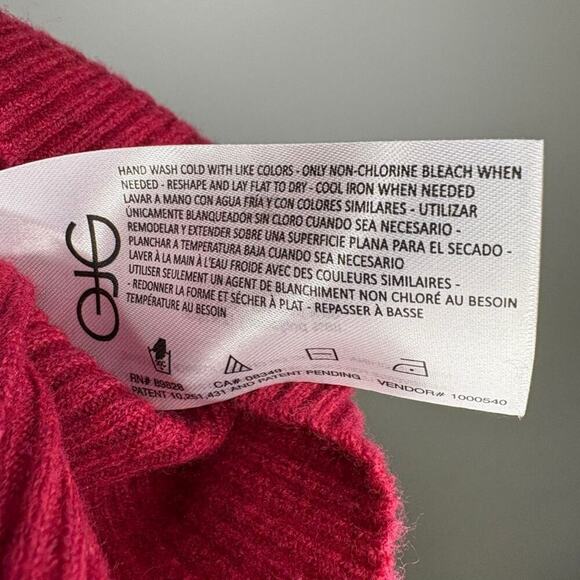 Sam Edelman Halter Red Mini Sweater Dress 90s Y2K Sz. XS - Picture 6 of 6